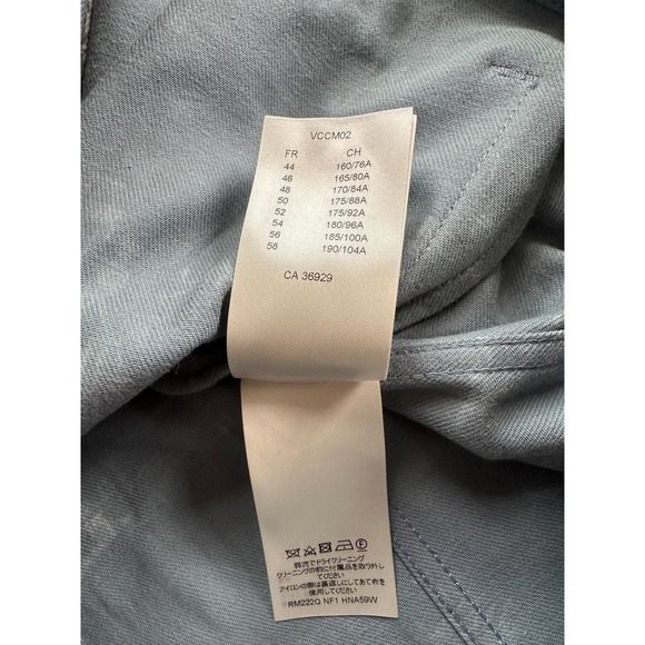 Louis Vuitton Blue & White LV Leaf Denim Jackets - Picture 6 of 8